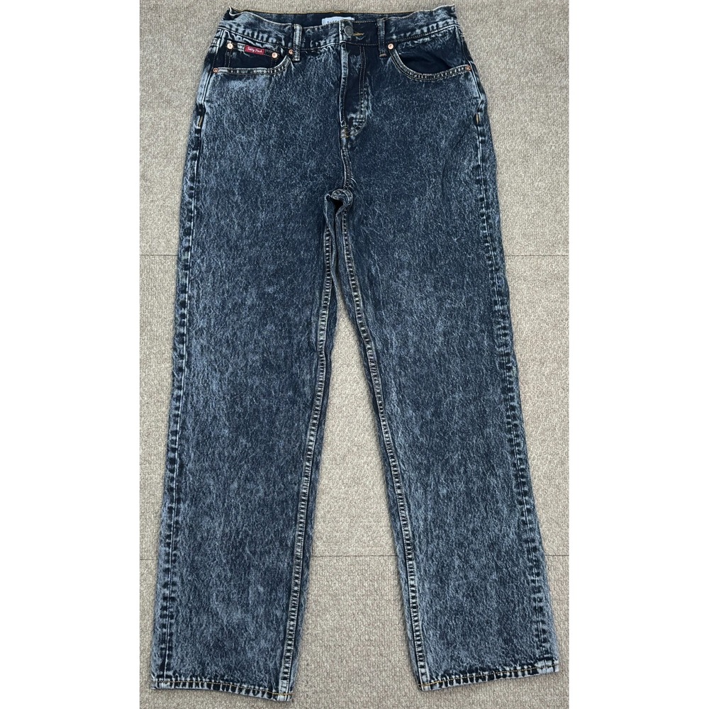 Teddy Fresh Button Fly Acid Wash Women's 5 Pocket Denim Jeans Size 29